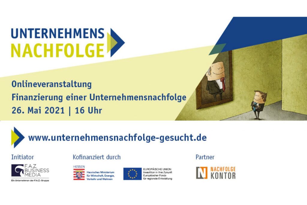 Unternehmensnachfolge Onlineveranstaltung Nachfolgekontor GmbH