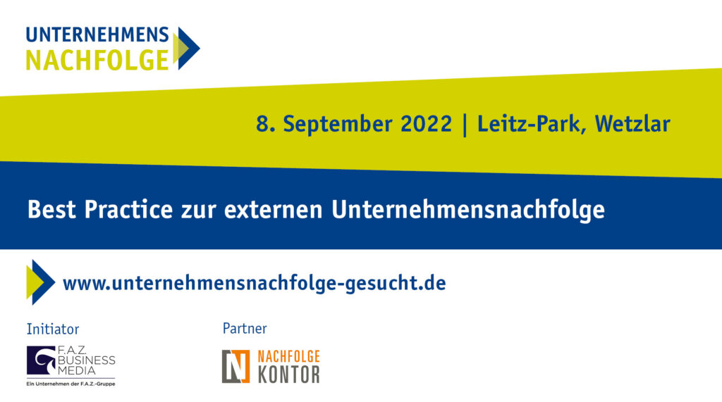 Best Practice zur externen Unternehmensnachfolge