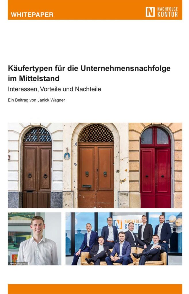 Käufertypen für die Unternehmensnachfolge im Mittelstand: Interessen, Vorteile und Nachteile