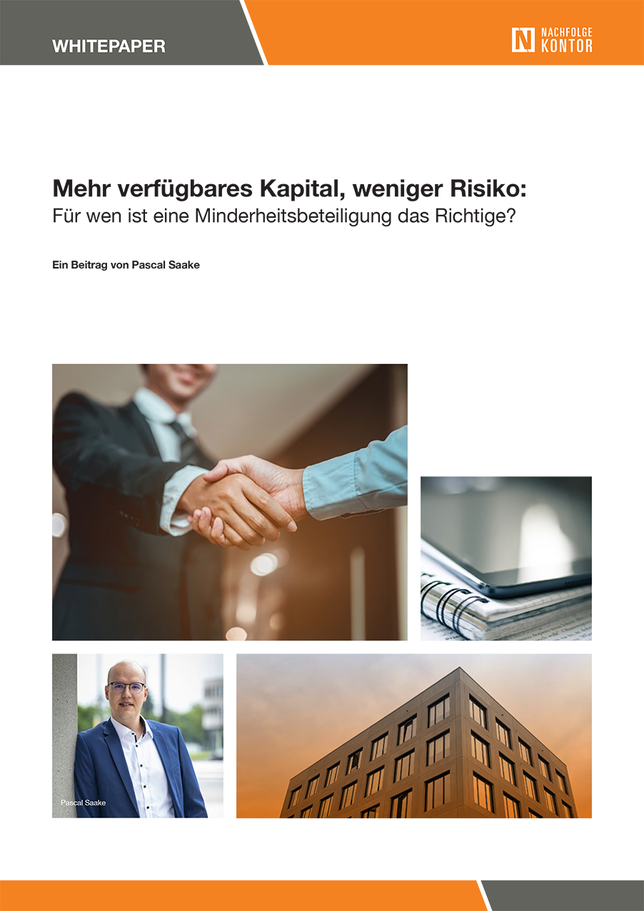 Mehr verfügbares Kapital, weniger Risiko: Für wen ist eine Minderheitsbeteiligung das Richtige?